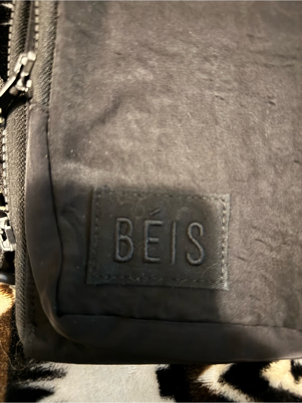 BEIS Black Laptop Backpack with Subtle Logo